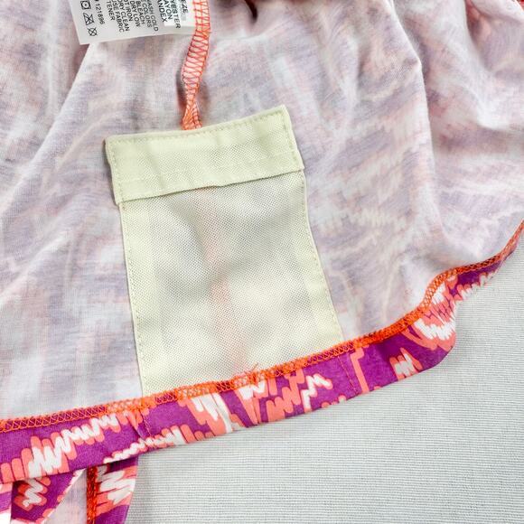 Title Nine Women's Breeze Ikat Cowl Neck Knit Dress Small Pink Sleeveless - Picture 6 of 13